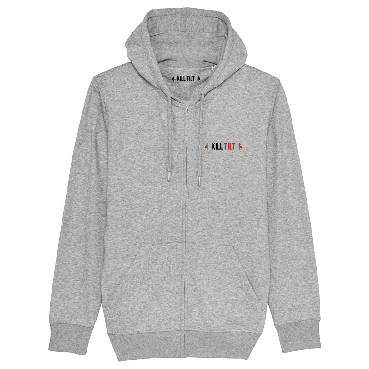 Sweat à Capuche zippé Kill Tilt coeur
