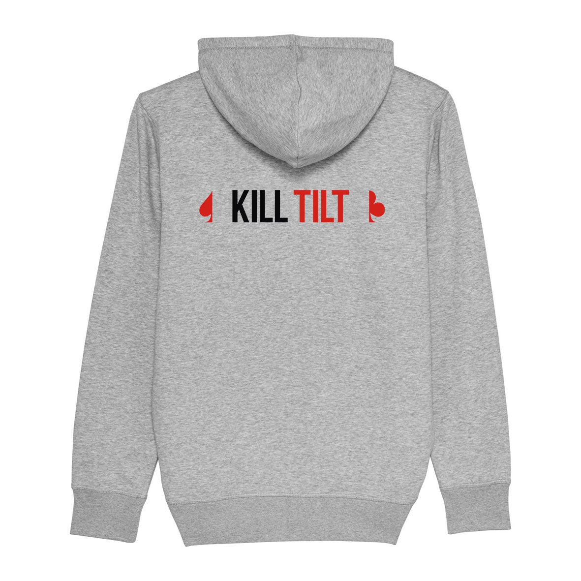 Sweat à Capuche zippé Kill Tilt coeur et dos
