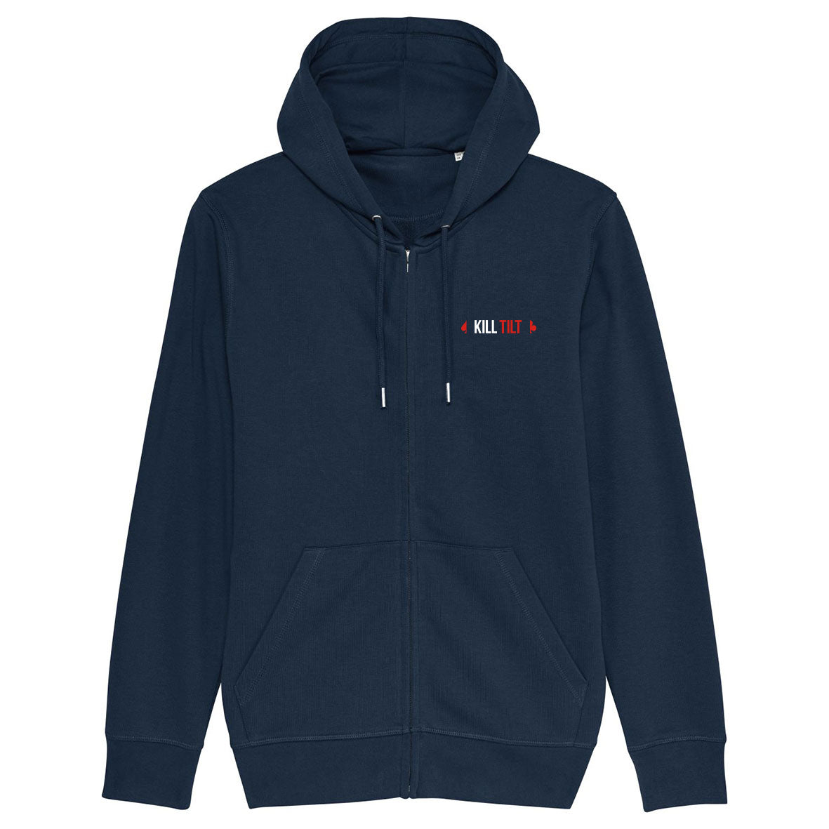 Sweat à Capuche zippé Kill Tilt coeur et dos
