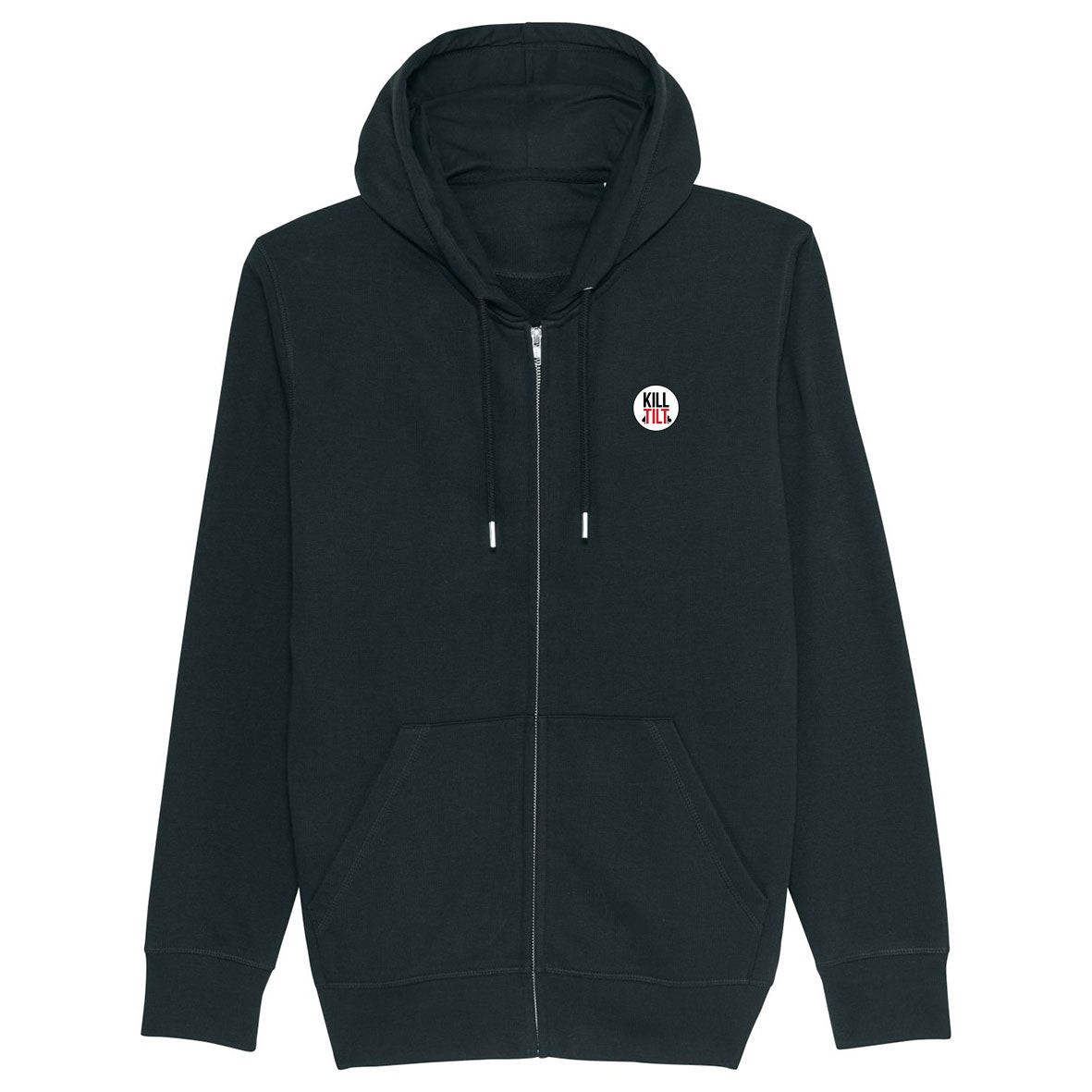 Sweat à Capuche zippé Kill Tilt écusson coeur et dos